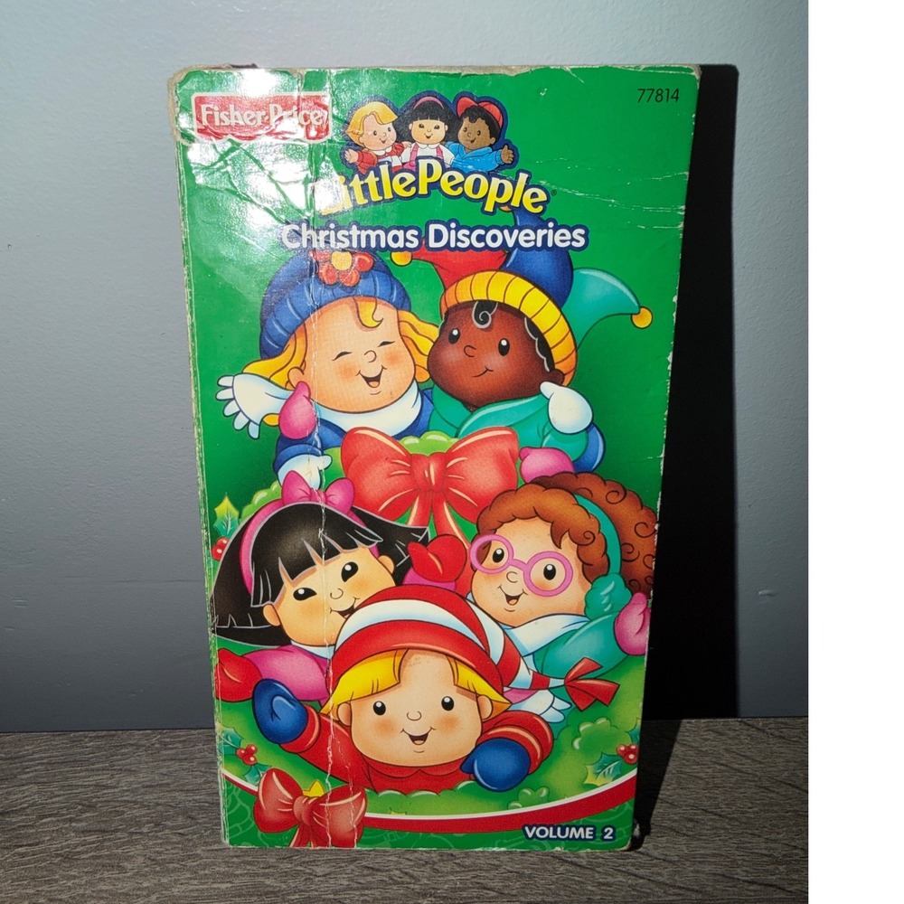 Fisher-Price Little People Christmas Discoveries Vol 2 VHS 77814 Claymation 2002